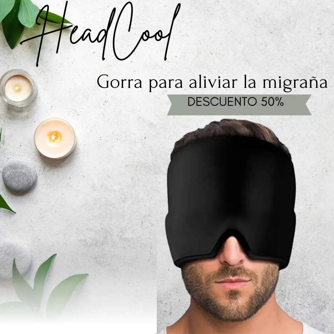 GORRO DE GEL PARA MIGRAÑA